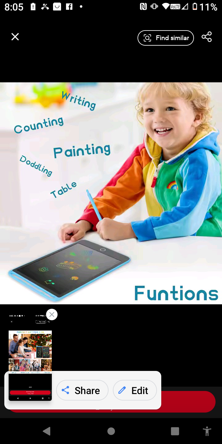 Kids LED Drawing Board - Creative Light-Up Art Tablet